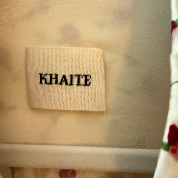 KHAITE Argo Floral Blouse EUC - Picture 4 of 6